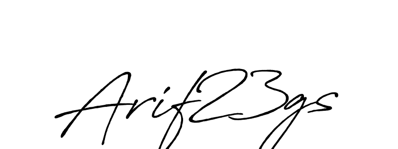 It looks lik you need a new signature style for name Arif23gs. Design unique handwritten (Antro_Vectra_Bolder) signature with our free signature maker in just a few clicks. Arif23gs signature style 7 images and pictures png