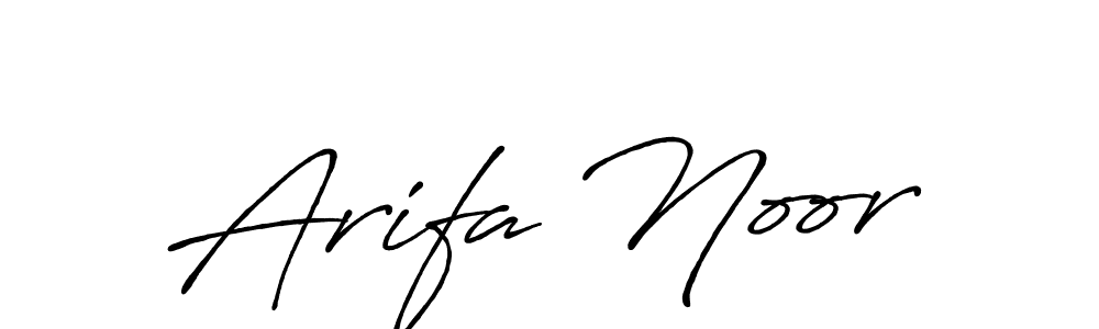 if you are searching for the best signature style for your name Arifa Noor. so please give up your signature search. here we have designed multiple signature styles  using Antro_Vectra_Bolder. Arifa Noor signature style 7 images and pictures png