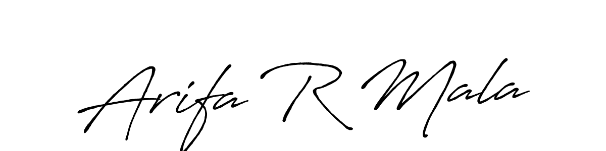 How to Draw Arifa R Mala signature style? Antro_Vectra_Bolder is a latest design signature styles for name Arifa R Mala. Arifa R Mala signature style 7 images and pictures png