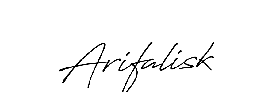 The best way (Antro_Vectra_Bolder) to make a short signature is to pick only two or three words in your name. The name Arifalisk include a total of six letters. For converting this name. Arifalisk signature style 7 images and pictures png