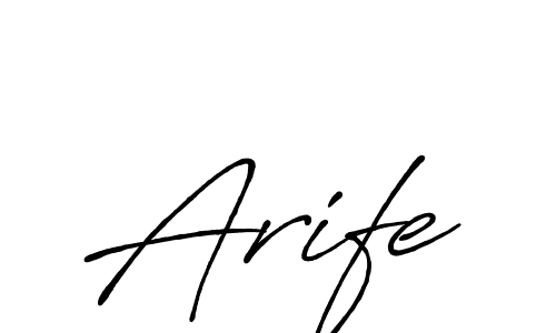 if you are searching for the best signature style for your name Arife. so please give up your signature search. here we have designed multiple signature styles  using Antro_Vectra_Bolder. Arife signature style 7 images and pictures png