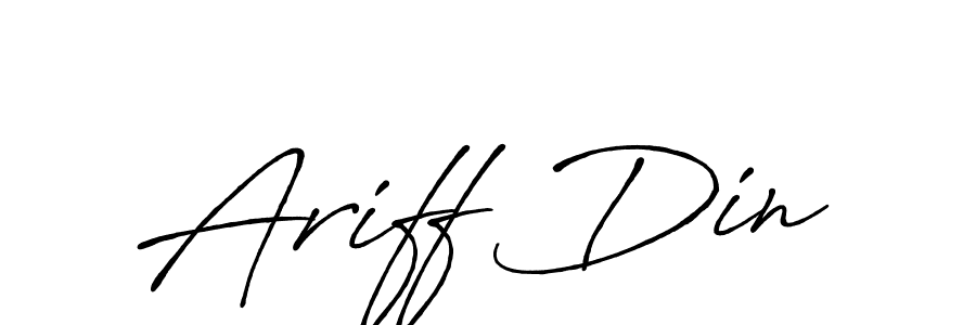 How to make Ariff Din signature? Antro_Vectra_Bolder is a professional autograph style. Create handwritten signature for Ariff Din name. Ariff Din signature style 7 images and pictures png