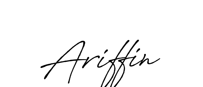 You should practise on your own different ways (Antro_Vectra_Bolder) to write your name (Ariffin) in signature. don't let someone else do it for you. Ariffin signature style 7 images and pictures png
