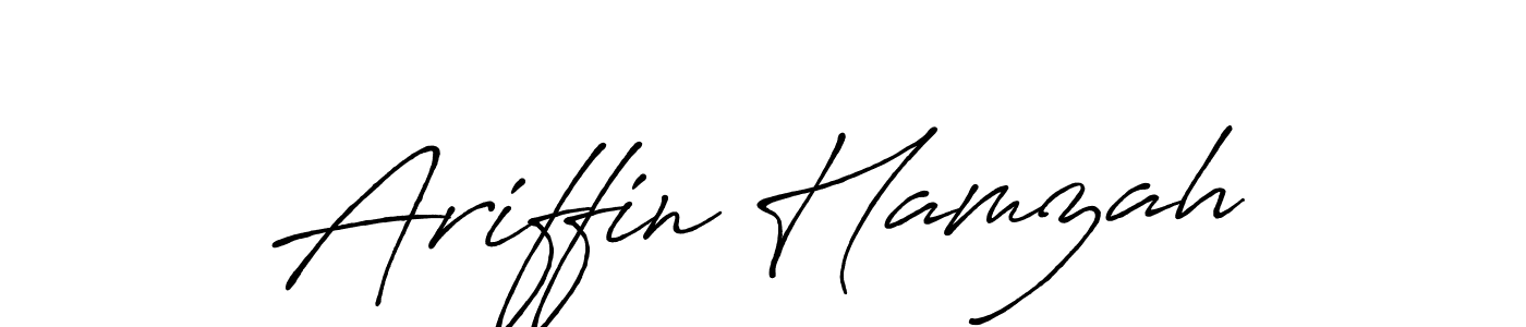 It looks lik you need a new signature style for name Ariffin Hamzah. Design unique handwritten (Antro_Vectra_Bolder) signature with our free signature maker in just a few clicks. Ariffin Hamzah signature style 7 images and pictures png