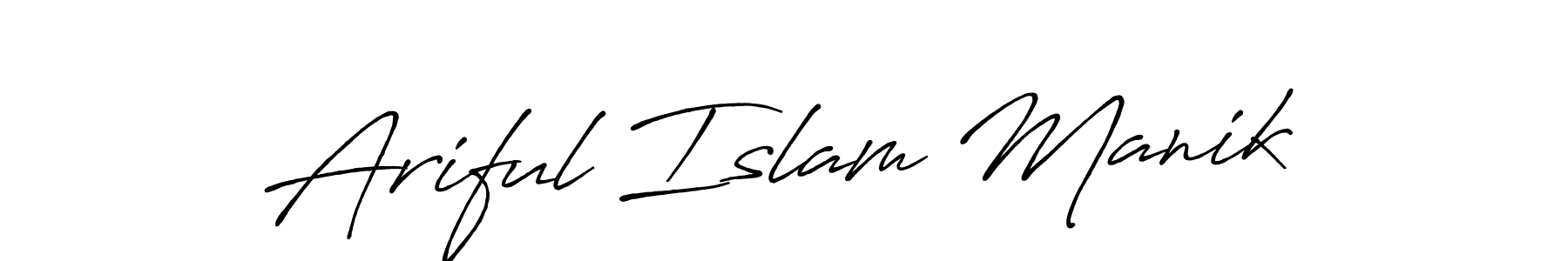 This is the best signature style for the Ariful Islam Manik name. Also you like these signature font (Antro_Vectra_Bolder). Mix name signature. Ariful Islam Manik signature style 7 images and pictures png