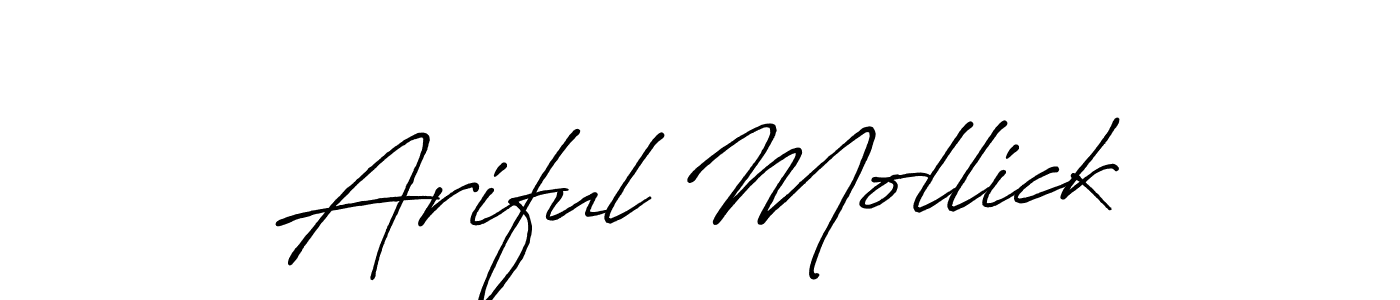 Here are the top 10 professional signature styles for the name Ariful Mollick. These are the best autograph styles you can use for your name. Ariful Mollick signature style 7 images and pictures png