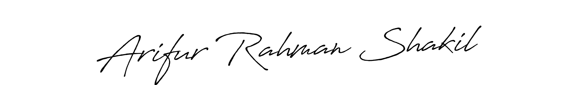 Antro_Vectra_Bolder is a professional signature style that is perfect for those who want to add a touch of class to their signature. It is also a great choice for those who want to make their signature more unique. Get Arifur Rahman Shakil name to fancy signature for free. Arifur Rahman Shakil signature style 7 images and pictures png