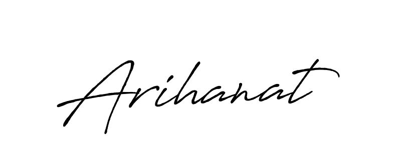 Make a beautiful signature design for name Arihanat. With this signature (Antro_Vectra_Bolder) style, you can create a handwritten signature for free. Arihanat signature style 7 images and pictures png