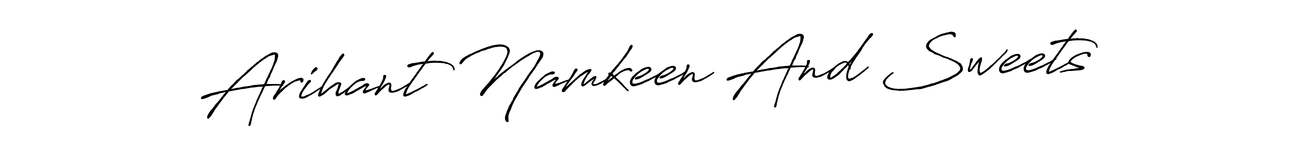 This is the best signature style for the Arihant Namkeen And Sweets name. Also you like these signature font (Antro_Vectra_Bolder). Mix name signature. Arihant Namkeen And Sweets signature style 7 images and pictures png