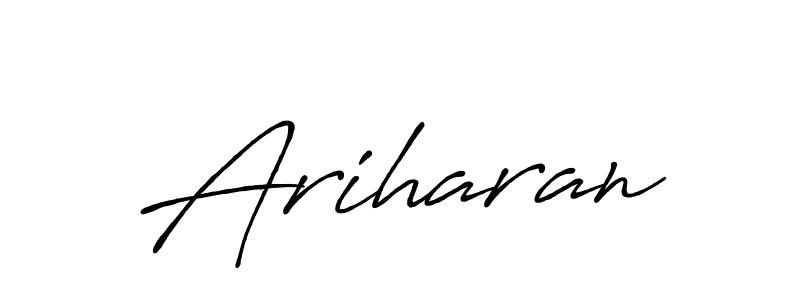 The best way (Antro_Vectra_Bolder) to make a short signature is to pick only two or three words in your name. The name Ariharan include a total of six letters. For converting this name. Ariharan signature style 7 images and pictures png