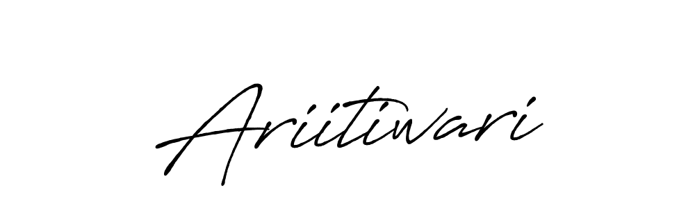 if you are searching for the best signature style for your name Ariitiwari. so please give up your signature search. here we have designed multiple signature styles  using Antro_Vectra_Bolder. Ariitiwari signature style 7 images and pictures png