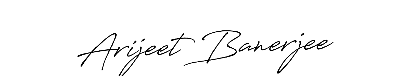 Design your own signature with our free online signature maker. With this signature software, you can create a handwritten (Antro_Vectra_Bolder) signature for name Arijeet Banerjee. Arijeet Banerjee signature style 7 images and pictures png