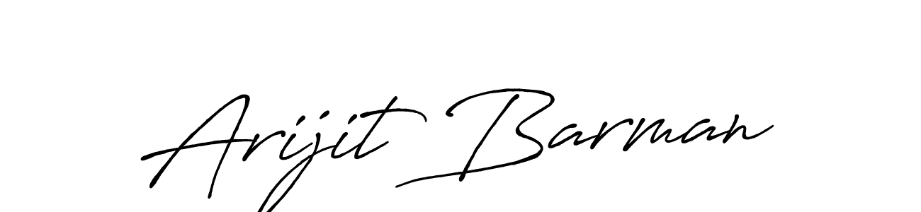 Use a signature maker to create a handwritten signature online. With this signature software, you can design (Antro_Vectra_Bolder) your own signature for name Arijit Barman. Arijit Barman signature style 7 images and pictures png