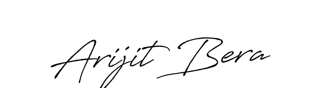 Design your own signature with our free online signature maker. With this signature software, you can create a handwritten (Antro_Vectra_Bolder) signature for name Arijit Bera. Arijit Bera signature style 7 images and pictures png