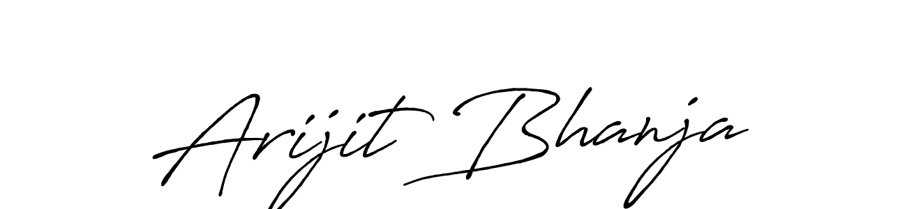 Antro_Vectra_Bolder is a professional signature style that is perfect for those who want to add a touch of class to their signature. It is also a great choice for those who want to make their signature more unique. Get Arijit Bhanja name to fancy signature for free. Arijit Bhanja signature style 7 images and pictures png