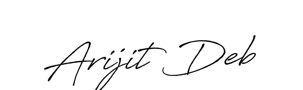 Here are the top 10 professional signature styles for the name Arijit Deb. These are the best autograph styles you can use for your name. Arijit Deb signature style 7 images and pictures png
