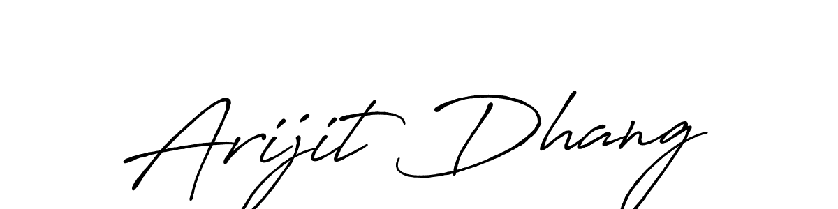 Antro_Vectra_Bolder is a professional signature style that is perfect for those who want to add a touch of class to their signature. It is also a great choice for those who want to make their signature more unique. Get Arijit Dhang name to fancy signature for free. Arijit Dhang signature style 7 images and pictures png