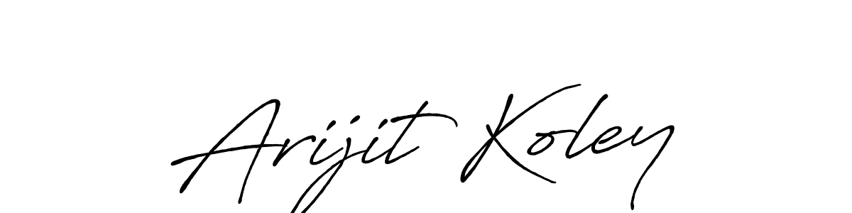 Make a short Arijit Koley signature style. Manage your documents anywhere anytime using Antro_Vectra_Bolder. Create and add eSignatures, submit forms, share and send files easily. Arijit Koley signature style 7 images and pictures png