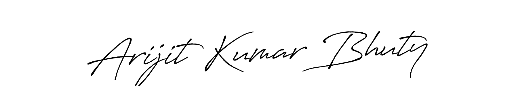 The best way (Antro_Vectra_Bolder) to make a short signature is to pick only two or three words in your name. The name Arijit Kumar Bhuty include a total of six letters. For converting this name. Arijit Kumar Bhuty signature style 7 images and pictures png