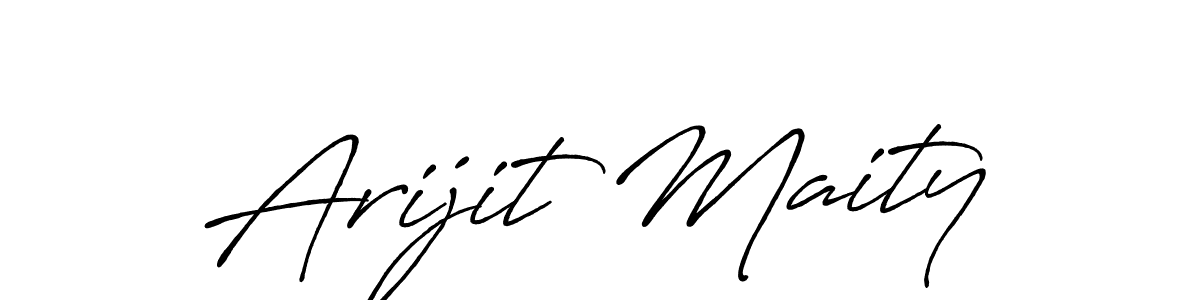 Also we have Arijit Maity name is the best signature style. Create professional handwritten signature collection using Antro_Vectra_Bolder autograph style. Arijit Maity signature style 7 images and pictures png