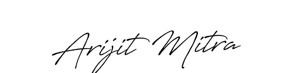 Also we have Arijit Mitra name is the best signature style. Create professional handwritten signature collection using Antro_Vectra_Bolder autograph style. Arijit Mitra signature style 7 images and pictures png