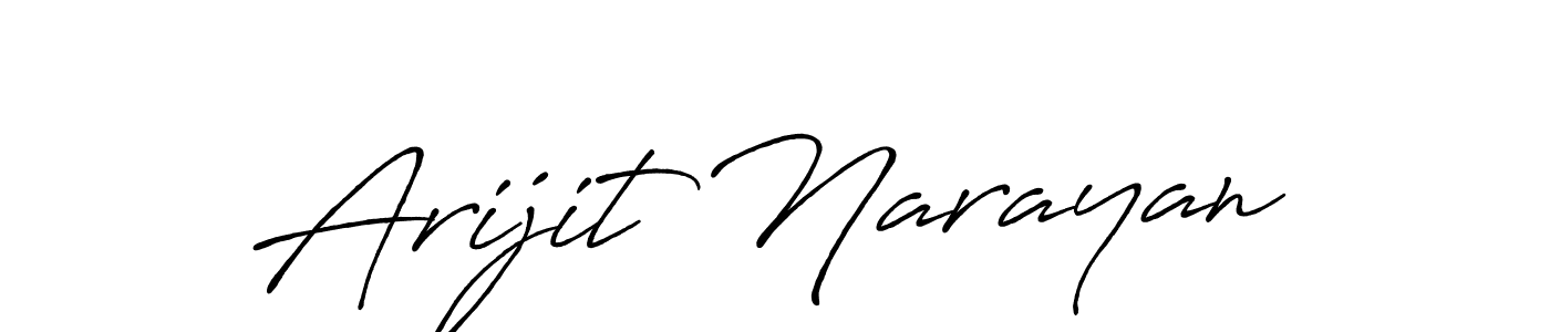 How to make Arijit Narayan signature? Antro_Vectra_Bolder is a professional autograph style. Create handwritten signature for Arijit Narayan name. Arijit Narayan signature style 7 images and pictures png