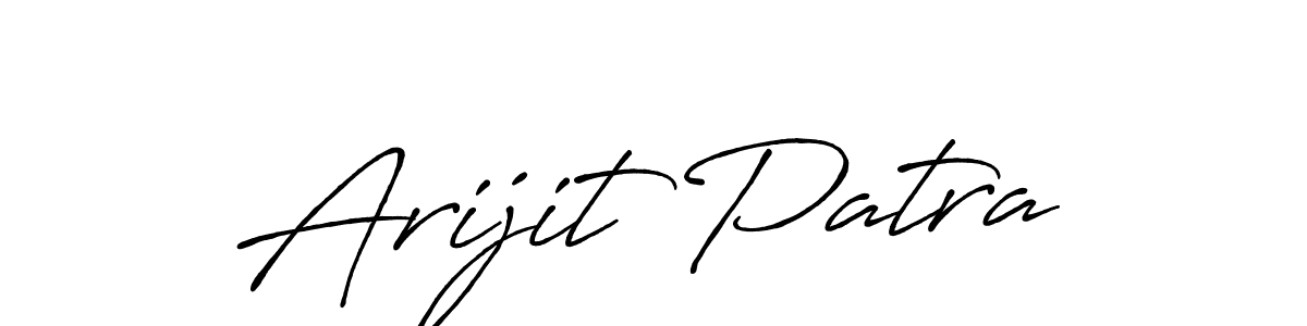 Also we have Arijit Patra name is the best signature style. Create professional handwritten signature collection using Antro_Vectra_Bolder autograph style. Arijit Patra signature style 7 images and pictures png