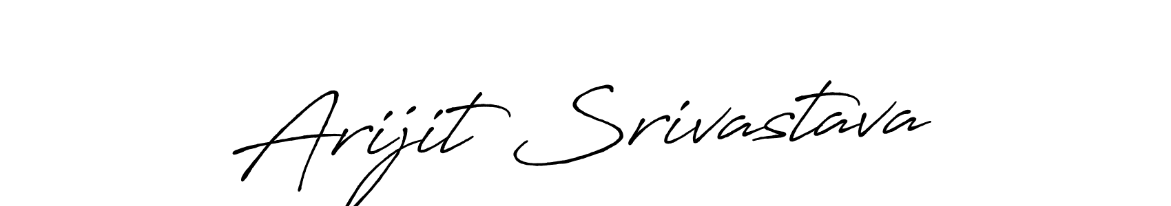 Use a signature maker to create a handwritten signature online. With this signature software, you can design (Antro_Vectra_Bolder) your own signature for name Arijit Srivastava. Arijit Srivastava signature style 7 images and pictures png