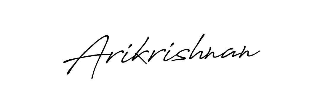 Arikrishnan stylish signature style. Best Handwritten Sign (Antro_Vectra_Bolder) for my name. Handwritten Signature Collection Ideas for my name Arikrishnan. Arikrishnan signature style 7 images and pictures png