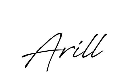 It looks lik you need a new signature style for name Arill. Design unique handwritten (Antro_Vectra_Bolder) signature with our free signature maker in just a few clicks. Arill signature style 7 images and pictures png