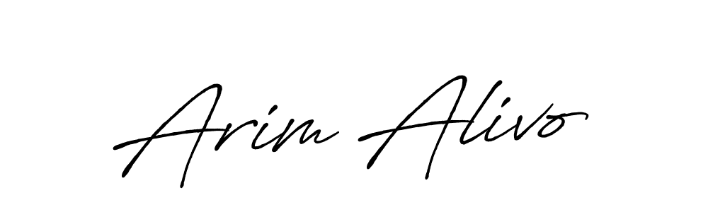 How to make Arim Alivo signature? Antro_Vectra_Bolder is a professional autograph style. Create handwritten signature for Arim Alivo name. Arim Alivo signature style 7 images and pictures png