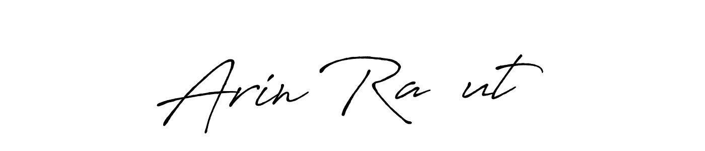 Make a beautiful signature design for name Arin Raʝ℘ut. With this signature (Antro_Vectra_Bolder) style, you can create a handwritten signature for free. Arin Raʝ℘ut signature style 7 images and pictures png