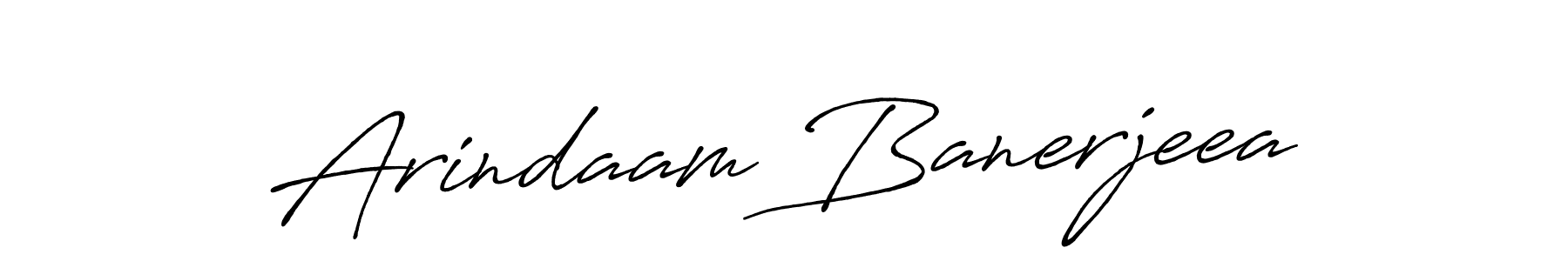 Design your own signature with our free online signature maker. With this signature software, you can create a handwritten (Antro_Vectra_Bolder) signature for name Arindaam Banerjeea. Arindaam Banerjeea signature style 7 images and pictures png