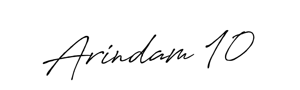 Make a beautiful signature design for name Arindam 10. With this signature (Antro_Vectra_Bolder) style, you can create a handwritten signature for free. Arindam 10 signature style 7 images and pictures png