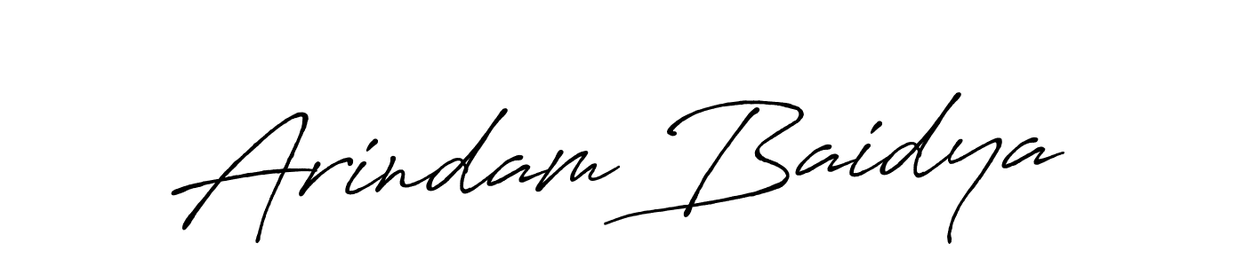 How to make Arindam Baidya signature? Antro_Vectra_Bolder is a professional autograph style. Create handwritten signature for Arindam Baidya name. Arindam Baidya signature style 7 images and pictures png