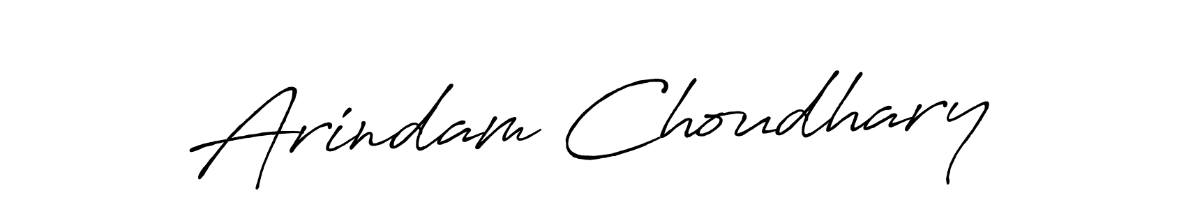 Use a signature maker to create a handwritten signature online. With this signature software, you can design (Antro_Vectra_Bolder) your own signature for name Arindam Choudhary. Arindam Choudhary signature style 7 images and pictures png
