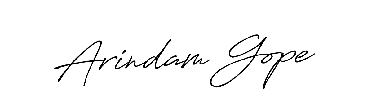 How to make Arindam Gope signature? Antro_Vectra_Bolder is a professional autograph style. Create handwritten signature for Arindam Gope name. Arindam Gope signature style 7 images and pictures png