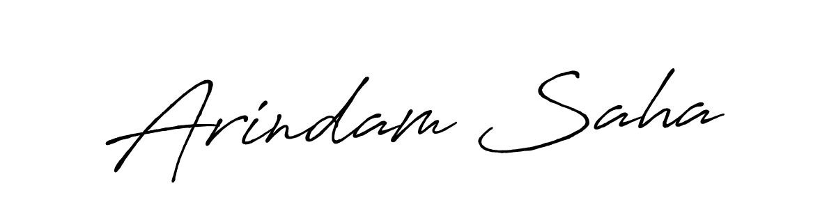 Arindam Saha stylish signature style. Best Handwritten Sign (Antro_Vectra_Bolder) for my name. Handwritten Signature Collection Ideas for my name Arindam Saha. Arindam Saha signature style 7 images and pictures png