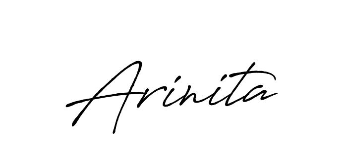 You should practise on your own different ways (Antro_Vectra_Bolder) to write your name (Arinita) in signature. don't let someone else do it for you. Arinita signature style 7 images and pictures png