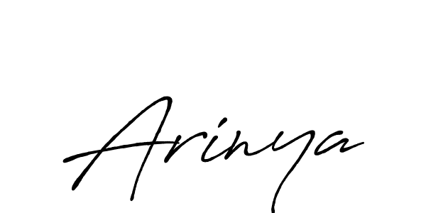 Also we have Arinya name is the best signature style. Create professional handwritten signature collection using Antro_Vectra_Bolder autograph style. Arinya signature style 7 images and pictures png