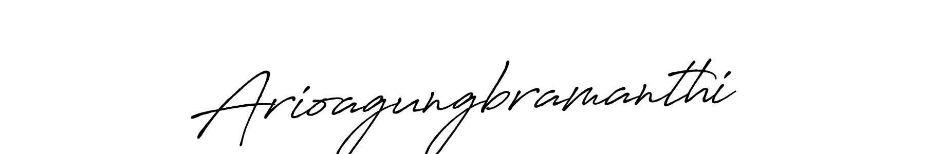 How to Draw Arioagungbramanthi signature style? Antro_Vectra_Bolder is a latest design signature styles for name Arioagungbramanthi. Arioagungbramanthi signature style 7 images and pictures png