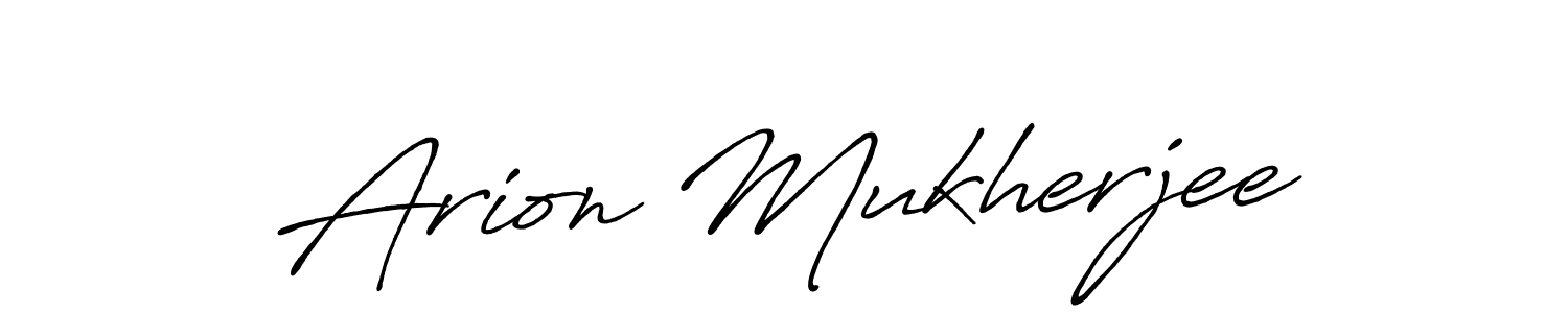 How to make Arion Mukherjee signature? Antro_Vectra_Bolder is a professional autograph style. Create handwritten signature for Arion Mukherjee name. Arion Mukherjee signature style 7 images and pictures png