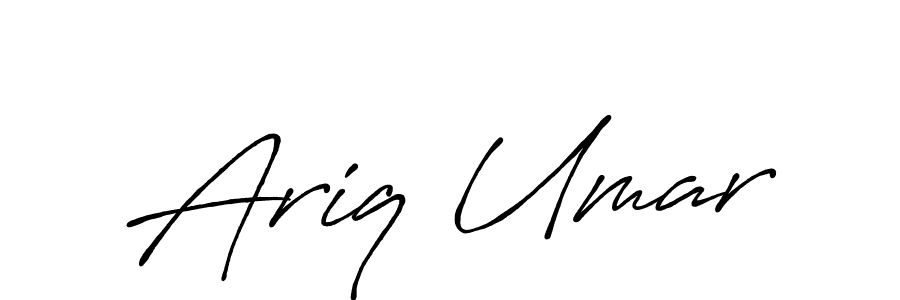 Ariq Umar stylish signature style. Best Handwritten Sign (Antro_Vectra_Bolder) for my name. Handwritten Signature Collection Ideas for my name Ariq Umar. Ariq Umar signature style 7 images and pictures png
