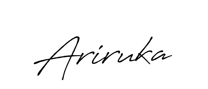 Similarly Antro_Vectra_Bolder is the best handwritten signature design. Signature creator online .You can use it as an online autograph creator for name Ariruka. Ariruka signature style 7 images and pictures png