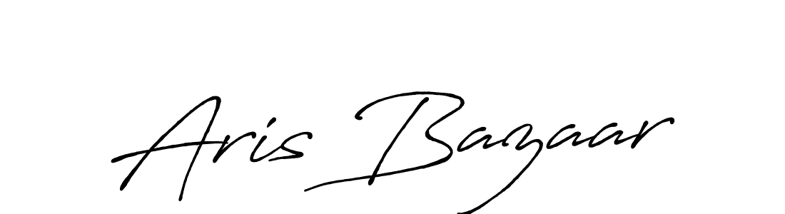 How to make Aris Bazaar signature? Antro_Vectra_Bolder is a professional autograph style. Create handwritten signature for Aris Bazaar name. Aris Bazaar signature style 7 images and pictures png