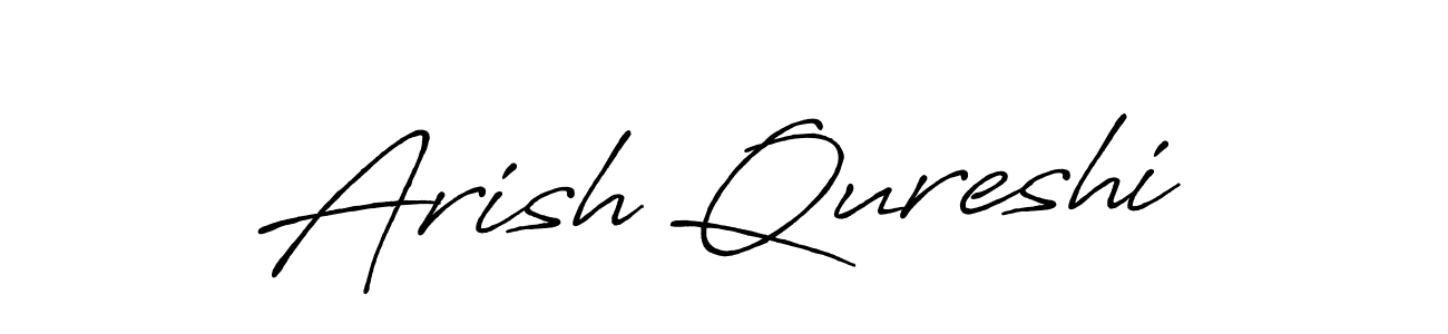 Make a beautiful signature design for name Arish Qureshi. Use this online signature maker to create a handwritten signature for free. Arish Qureshi signature style 7 images and pictures png