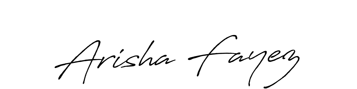 The best way (Antro_Vectra_Bolder) to make a short signature is to pick only two or three words in your name. The name Arisha Fayez include a total of six letters. For converting this name. Arisha Fayez signature style 7 images and pictures png