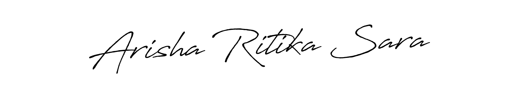 See photos of Arisha Ritika Sara official signature by Spectra . Check more albums & portfolios. Read reviews & check more about Antro_Vectra_Bolder font. Arisha Ritika Sara signature style 7 images and pictures png