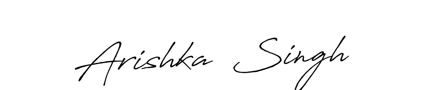 You can use this online signature creator to create a handwritten signature for the name Arishka  Singh. This is the best online autograph maker. Arishka  Singh signature style 7 images and pictures png