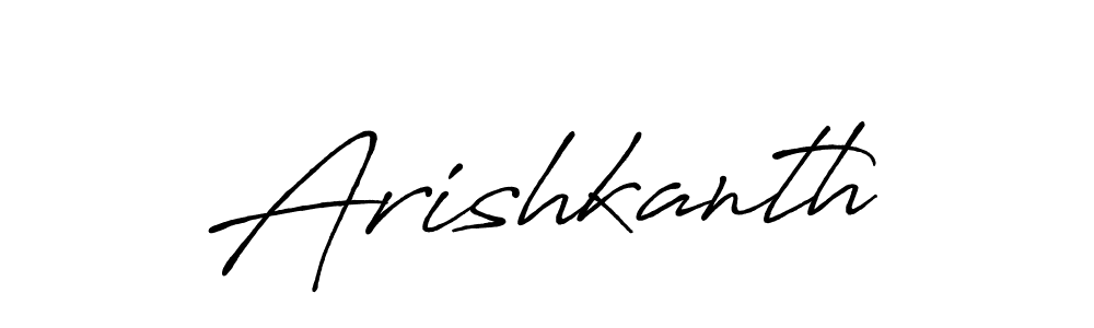 Design your own signature with our free online signature maker. With this signature software, you can create a handwritten (Antro_Vectra_Bolder) signature for name Arishkanth. Arishkanth signature style 7 images and pictures png